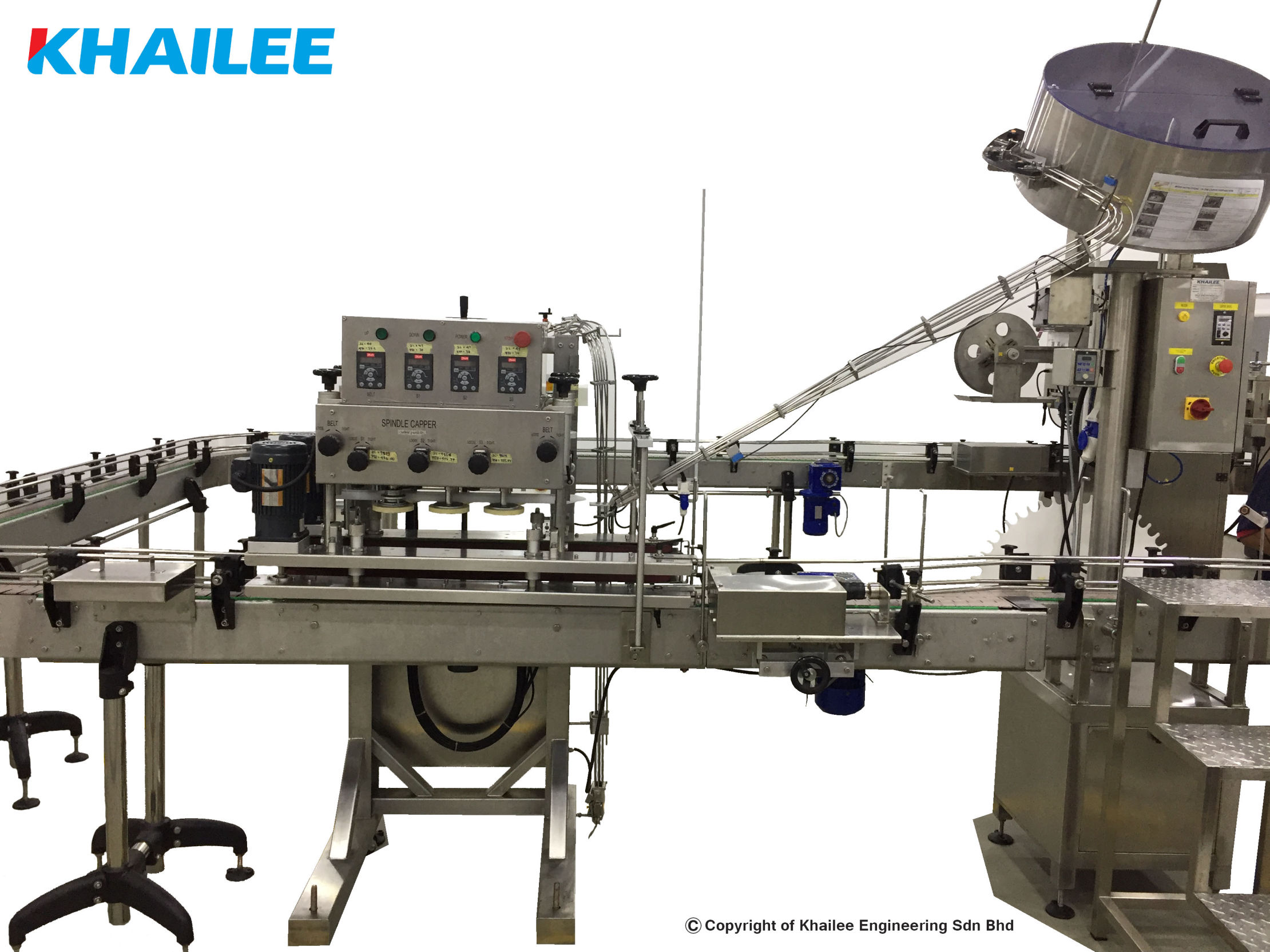 AUTOMATIC SPINDLE CAPPING MACHINE khailee engineering johor bahru